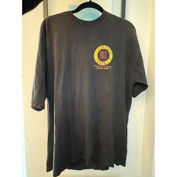 Authentic Vintage 1994 Guns n' Roses Roadie Crew Tour Shirt - XL - 100% cotton - Picture 1 of 4